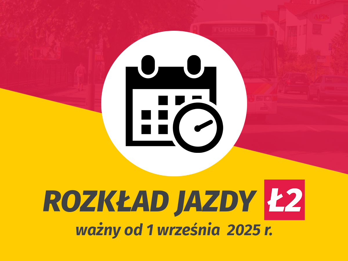 Ł2: rozkład jazdy od 1 września 2025 r.